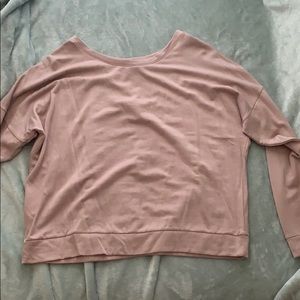 soft pink sweater size L